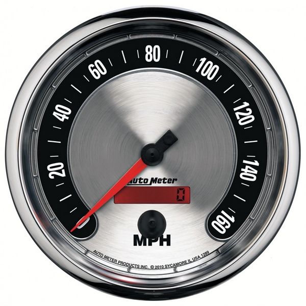 5" SPEEDOMETER, 0-160 MPH, AMERICAN MUSCLE